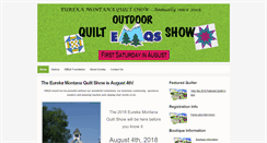 Desktop Screenshot of eurekaquiltshow.com